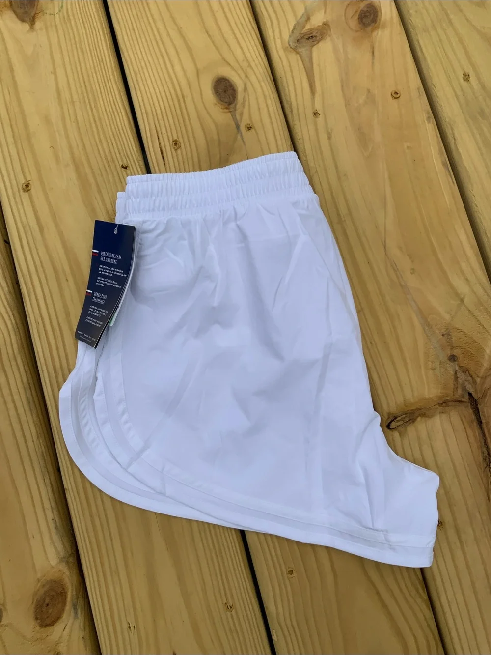 NWT Champion White Varsity Shorts With Built In Liner 3.5” Inseam Size Medium